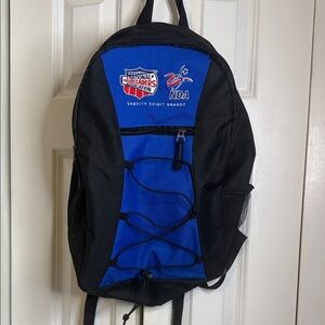 Black and Blue Backpack